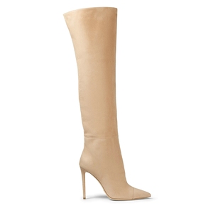 Stivali in Gomma da Donna a Metà Polpaccio, <span class=keywords><strong>Nuovo</strong></span> <span class=keywords><strong>Design</strong></span>, Tacco Alto con Plateau, Tinta Unita, Stampa, Tomaia in Lana, Slip-On per Autunno/Inverno - Vendita all'Ingrosso - Product Image 3