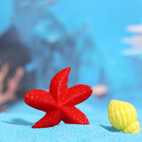 Miniature plage ornement Kits bord de mer Seastar coquillage Micro paysage verre Terrarium décor résine artisanat moule bricolage ornements