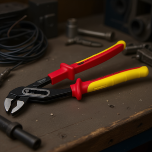 Alicates de bisagra cerrada ajustables Max Steel de 8 pulgadas de longitud para uso eléctrico y mecánico - Product Image 3