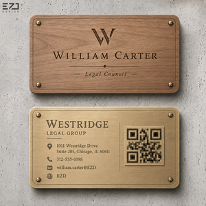 Placa de Identificación con Código QR, Letrero para Puerta, Placa de Latón para Oficina, Placa de Pared con Nombre de Empresa, Tablero de Dirección de Empresa, Placas para Edificios de Oficinas de Abogados - Product Image 1