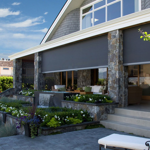 Rèm Cuốn Nhôm Pergola Sân Vườn Ngoài Trời Bộ Dụng Cụ Nhôm Pergola Ban Công Chống Nắng Cách Nhiệt Màn Trập Lăn - Product Image 6