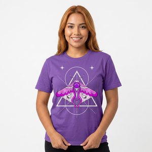 T-shirts décontractés en coton Asiatex grande taille pour femmes adultes, logo personnalisé, écologiques, respirants, coupe oversize, motif géométrique - Product Image 1