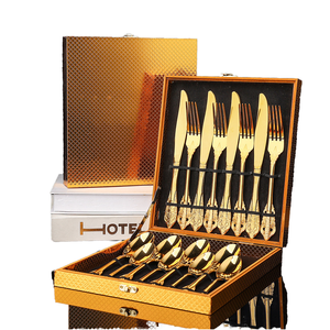 Cổ Điển Thép Không Gỉ Flatware Thiết Lập Phương Tây Dao Kéo Cho Các Bên-Bao Gồm Bít Tết Dao Muỗng Nĩa Phong Cách Phương Tây - Product Image 6
