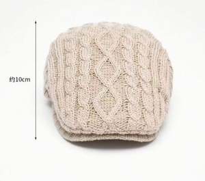 Nouveau Béret en Coton Tricoté Hiver 2024 pour Femme, Doublure Polaire, Protège-Oreilles Chauds, Chapeau Ivy pour Homme et Femme - Product Image 4