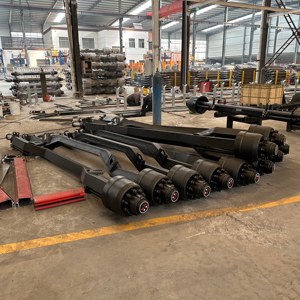 Nouvel essieu arrière de camion lourd 16T en acier allié haute résistance pour <span class=keywords><strong>semi</strong></span>-remorque de type américain et allemand - Product Image 3