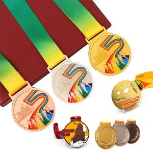 Médaille en métal doré 3d Médaille de basket-ball Football Danse Judo Taekwondo Karaté Running Marathon Sport Médaille en métal personnalisée - Product Image 6