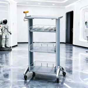 Nuevo Carrito de Peluquería de Aleación de Aluminio de Alta Gama, Gabinete de Almacenamiento de Herramientas para Peluquería - Product Image 3