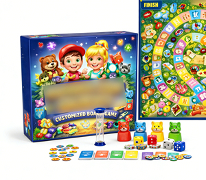 วัสดุเป็นมิตรกับสิ่งแวดล้อม รับผลิตบอร์ดเกมตามสั่ง พร้อมโลโก้ การ์ดเกม ของเล่นบนโต๊ะ พกพาสะดวก ทนทาน ความบันเทิงสำหรับครอบครัว ของแท้ - Product Image 3