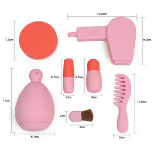 Free Bpa Silicone Pretend Play Kids Makeup <strong>Toys</strong> Children Make up <strong>Set</strong> <strong>Hairdressing</strong> Simulation <strong>Set</strong> Dressing up <strong>Toys</strong> for Girls - Product Image 6