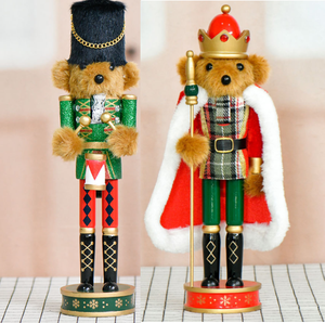SW-310 Figurine <span class=keywords><strong>Casse</strong></span>-<span class=keywords><strong>Noisette</strong></span> Thème Noël 30cm Soldat <span class=keywords><strong>Casse</strong></span>-<span class=keywords><strong>Noisette</strong></span> en Bois Noir - Product Image 2