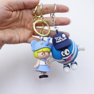 Gantungan Kunci PVC Lunak Custom Personalisasi 3D Kelinci Monyet Lucu Figur Kartun Animasi Grosir Gantungan Kunci Karet PVC - Product Image 2