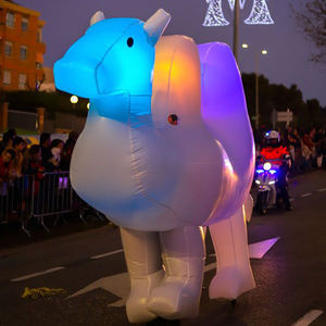 Costume de <span class=keywords><strong>chameau</strong></span> <span class=keywords><strong>gonflable</strong></span> éclairé à LED, cosplay pour la décoration d'une palade de rue en plein air - Product Image 1