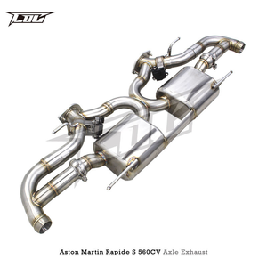 Sistema de Escape Trasero Valvetronic de <span class=keywords><strong>Acero</strong></span> <span class=keywords><strong>Inoxidable</strong></span> Boska para Aston Martin Rapide S 560CV 2013-2018, Silenciador Deportivo <span class=keywords><strong>con</strong></span> Control Remoto - Product Image 2