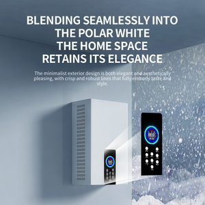Système de chauffage mural pour radiateurs et eau chaude, avec commande WIFI et fréquence variable - Product Image 2