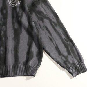 OEM personnalisé, mode européenne et américaine, chandails tie-dye pour hommes, pull ample décontracté à col rond, tricot, hiver, pull décontracté à manches longues - Product Image 5
