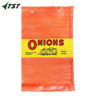 Sacs en filet tissé en PP de haute qualité pour l'emballage de fruits frais, de bois de chauffage, de pommes de terre, d'ail, d'oignons et de légumes