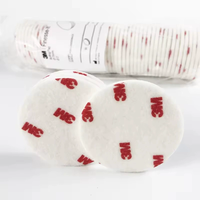 3M 09357 Finesse-it Tampon de polissage en feutre 5 pouces mousse rouge boucle blanche 200 polissage ponçage carrosseries de voitures OEM personnalisable 50/Pac 50/Pac