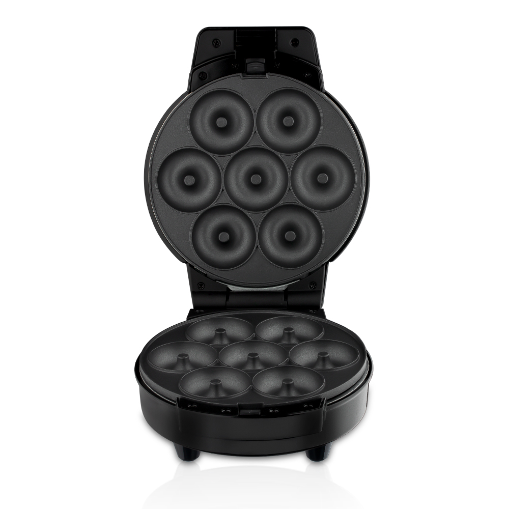 Мини-пончик 220 В, электрический 600 Вт с антипригарным покрытием, для приготовления закусок, детские закуски, десерты, для завтрака, 12 пончиков