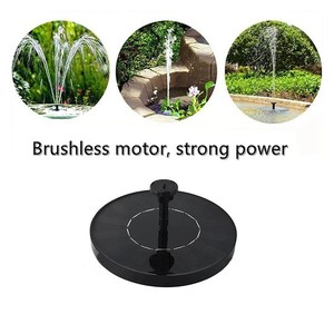 1.4W <b>Solar</b> Powered Floating Bird Bath <b>Pump</b> Kit Waterproof IP68 Material for Garden Patio Use Outdoor Compatible P-0014S Plastic - Product Image 3