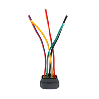 Konektor Kabel Harness Otomotif Jepart DJ7067-2-21 6Pin Hitam, Kabel Pigtail untuk Sambungan Listrik Mobil, Sedang Diskon