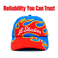 Casquette de sport en coton sergé 5 panneaux de haute qualité, personnalisable OEM, avec logo brodé 3D, visière incurvée, bleue, style baseball