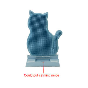 2024 juguete para mascotas coño cosquillas puerta puntada <span class=keywords><strong>frotar</strong></span> pelo cara rascador gato cepillo de masaje - Product Image 3
