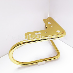 <b>Gold</b> Furniture Legs 100Mm Heavy Duty Modern <b>Sofa</b> Support Carbon Steel - Product Image 1