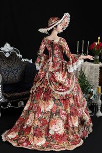 QQWZ968 abito da dramma europeo medievale retrò vestito da corte Gothiced Costume da <span class=keywords><strong>Opera</strong></span> Vintage Royal Lady - Product Image 5