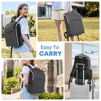 Sac à dos de voyage étanche en polyester pour manette DualSense PS5 Slim/Pro avec fermeture éclair - Rangement portable pour jeux et activités sportives en extérieur