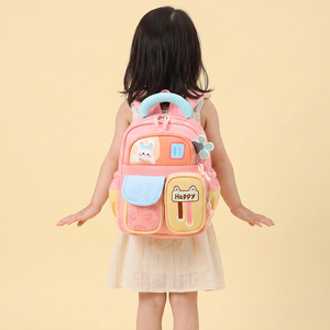 Kindergarten Student Cartoon <b>Backpack</b>, New Oxford Cloth Lightweight <b>Children</b> <b>Backpack</b> Outdoor Leisure Pack - Product Image 3