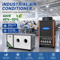 Climatiseur industriel split 27,51 kW R410A avec compresseur scroll, système de refroidissement central économe en énergie et pompe à moteur pour usine
