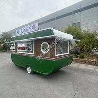 Conteneur mobile vintage pour bar, camion de restauration, remorque de concession, chariot alimentaire, café, bar à bière, entièrement équipé