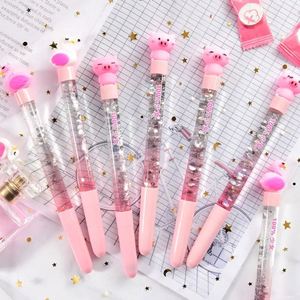 Kawaii Liquid <b>Glitter</b> Gel Pen, Cute Cartoon Flowing Sequins Pen for Girls, Students, Party Favors & Stationery Gifts - Product Image 5