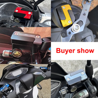 Accesorios para Motocicletas XY Racing para Scooter, Tapa de Depósito de Líquido de Frenos Delantero de Aluminio CNC, Cubierta de Bomba de Cilindro