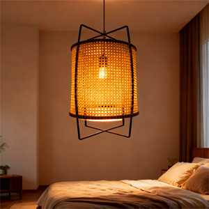 Modern Lampshade Pendant Led Ceiling <strong>Bamboo</strong> <strong>Light</strong> Rattan Indoor Hanging <strong>Lights</strong> Fixture Pendant Lamp <strong>Light</strong> - Product Image 1