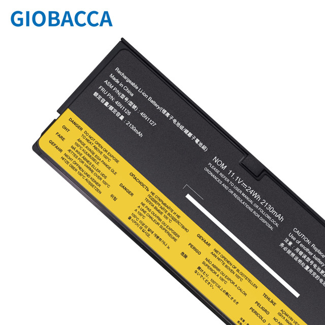 Replacement 68 45N1126 Laptop Battery for Lenovo P50S T440 T450S T460T470P X240 X250X270 45N1126 11.4V 2130mAh