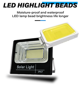 Chất lượng cao hàng rào ánh sáng ngoài trời điều khiển từ xa IP65 không thấm nước LED năng lượng mặt trời nhẹ Lũ lụt cho vườn - Product Image 5