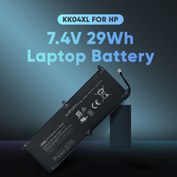 Grosir Pabrik baterai Laptop kualitas tinggi KK04XL asli dapat diisi ulang untuk baterai Li-ion untuk HP Pro X2 612 G1 seri Tablet