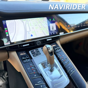 เครื่องเสียงติดรถยนต์ระบบแอนดรอยด์แบบมัลติมีเดีย หน้าจอคู่ รองรับ HD Auto Apple CarPlay ระบบนำทาง GPS เครื่องเล่นวิดีโอ และวิทยุ - Product Image 1