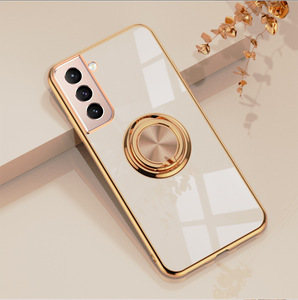 Coque de téléphone transparente antichoc avec anneau rotatif à 360°, support magnétique pour voiture, antidérapante, design sportif, compatible avec les supports de téléphone. - Product Image 5