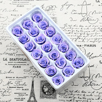 Roses éternelles fraîches fraîche, 1 pièce, 2-3cm, véritables Roses décoratives, meilleure qualité, chine, plante éternelle, tête de fleur immortelle, bricolage DIY