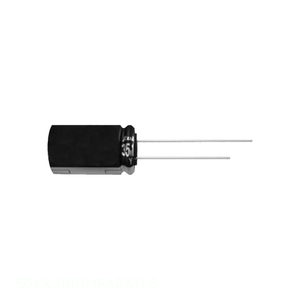 Distribuidor Autorizado, Condensador CAP ALUM 100UF 20% 50V RADIAL 50YXJ100MFA8X11.5 - Product Image 1