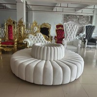 Sofás Seccionales Circulares Grandes para Salón de Banquetes de Hotel, Bodas, Eventos y Recepciones
