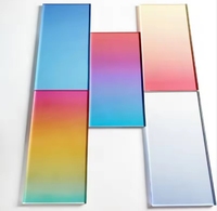 Feuille acrylique de couleur dégradée personnalisée Spring Sign coupée à la taille