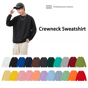 男女兼用カスタム刺繍ロゴポリエステルコットンプルオーバーブランク男性ストリートウェア厚手パーカー - Product Image 4