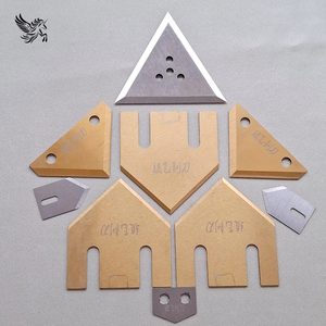 Lưỡi dao công nghiệp của máy phủ lớp, làm bằng thép vonfram, hình tam giác và tuyến tính, có thể tùy chỉnh - Product Image 2