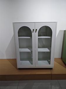 Armoires peu encombrantes avec design d'angle arrondi pour espaces étroits à côté du réfrigérateur - Product Image 2