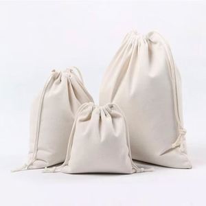 High Quality Canvas Drawstring <b>Bag</b> Custom Canvas <b>String</b> <b>Bag</b> Lightweight Canvas <b>String</b> <b>Bag</b> for School Travel - Product Image 2