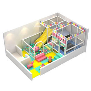 Équipement de terrain de jeu intérieur/extérieur personnalisé TONGYAO pour enfants, en acier galvanisé, avec toboggan, piscine à balles, jeux d'escalade Montessori - Product Image 1