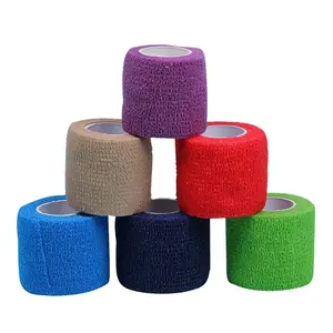 High Quality Nonwoven Self-Adhesive Bandage Waterproof Self Adhesive Bandage Wrap Custom Logo Cohesive Elastic Bandage